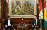 تاکید «نچیروان بارزانی» بر تقویت و گسترش هر چە بیشتر روابط با ایران