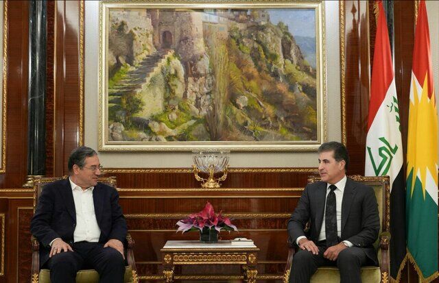 تاکید «نچیروان بارزانی» بر تقویت و گسترش هر چە بیشتر روابط با ایران