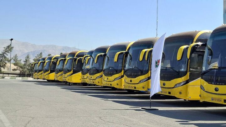 الحاق اتوبوس‌های جدید وارداتی به ناوگان حمل و نقل عمومی