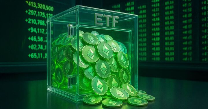 صندوق‌های ETF اتریوم دیروز ۵۲۴ میلیون دلار سرمایه جذب کردند!