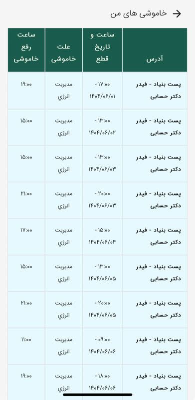 قطعی برق در قم رسماً ۳ ساعت شد