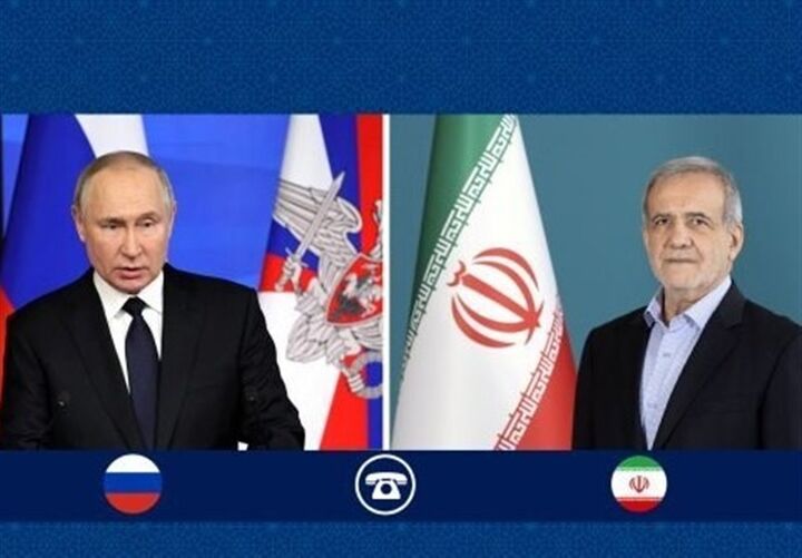 گفتگوی تلفنی روسای جمهور روسیه و ایران