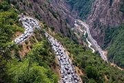 ترافیک جاده‌های شمالی کشور همچنان سنگین است