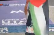 قهرمان چینی در میدان ورزش، فریاد غزه را جهانی کرد
