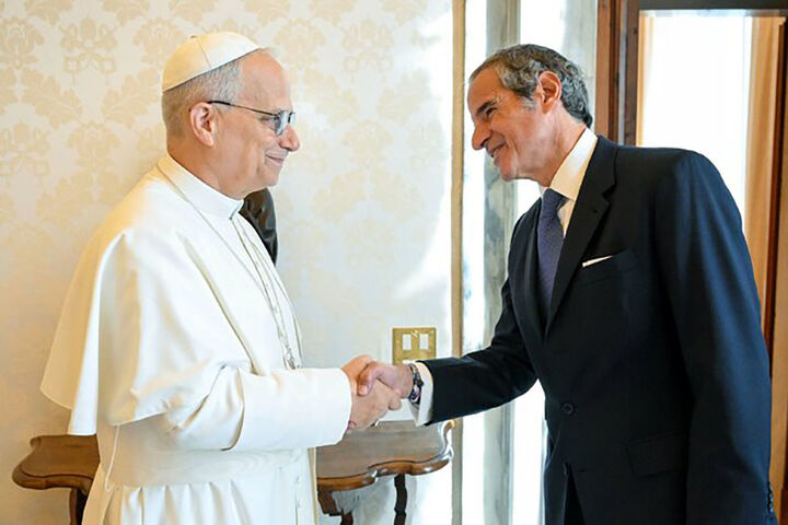 رایزنی گروسی با پاپ درباره فعالیتهای آژانس در ایران رایزنی گروسی با پاپ درباره فعالیتهای آژانس در ایران