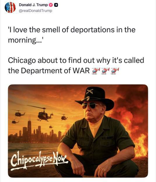 ترامپ با «وزارت جنگ» شیکاگو را تهدید کرد