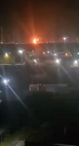 حمله پهپادی اوکراین، پالایشگاه بزرگ روسیه را شعله‌ور کرد