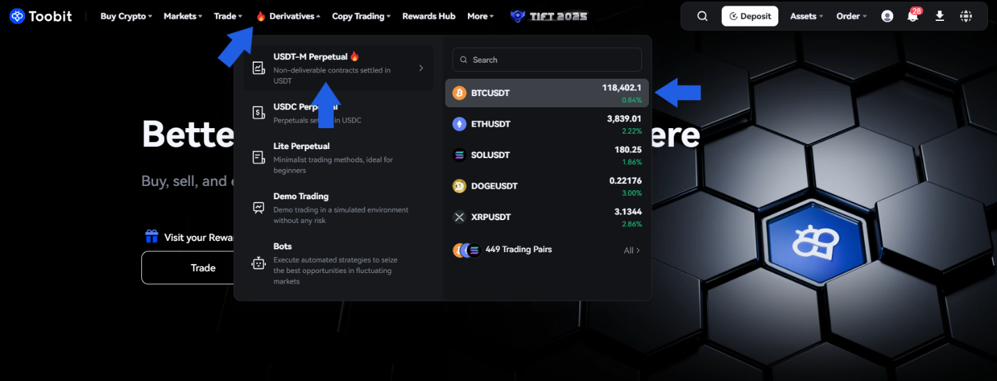 آموزش کامل ثبت سفارش Post-Only و Reduce-Only در صرافی  Toobit
