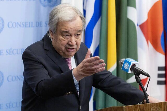 گوترش: هنوز فرصت برای جلوگیری از فعالسازی مکانیزم ماشه وجود دارد گوترش: هنوز فرصت برای جلوگیری از فعالسازی مکانیزم ماشه وجود دارد