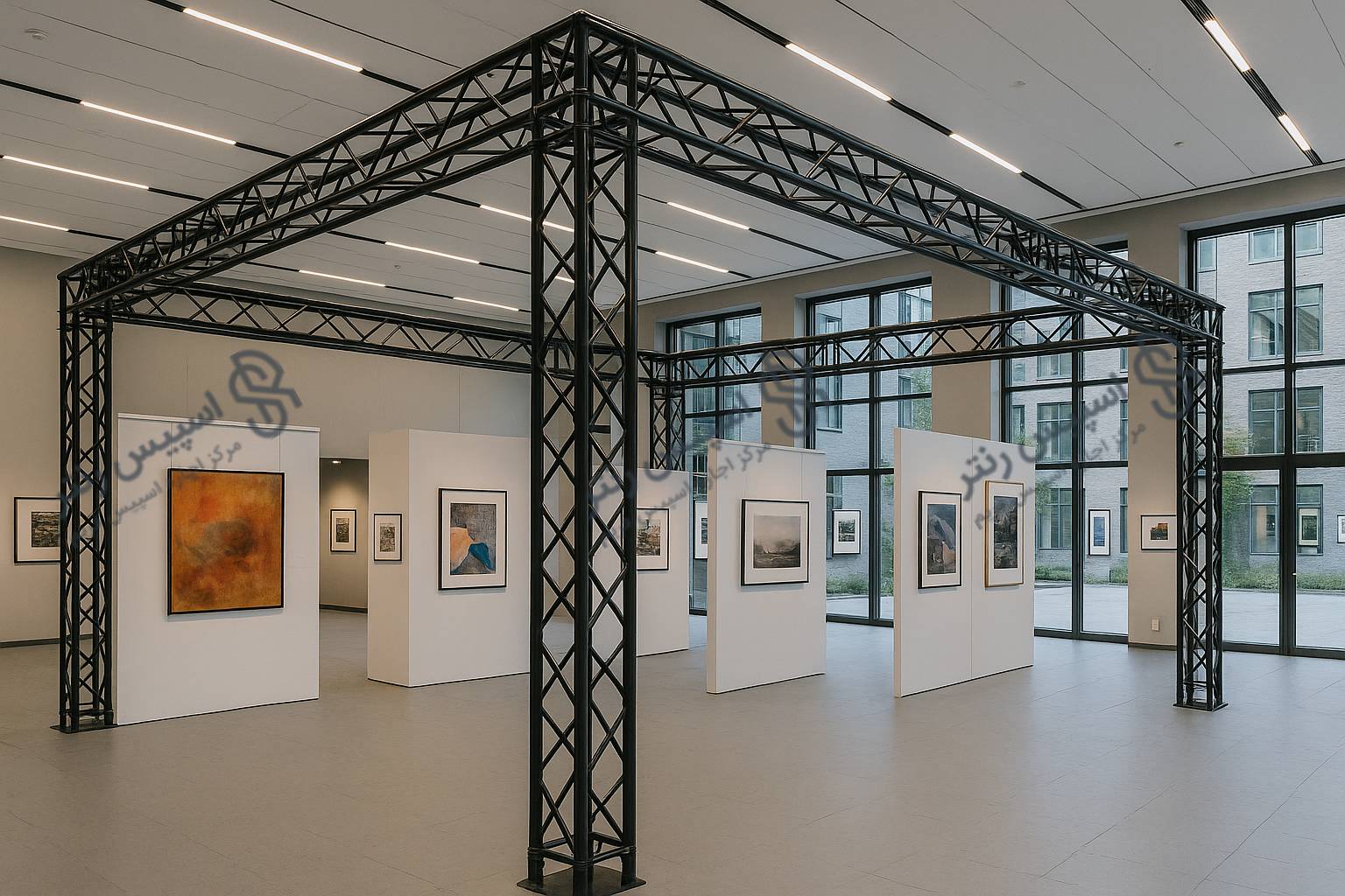 مرکز اجاره اسپیس فریم در تهران کجاست؟