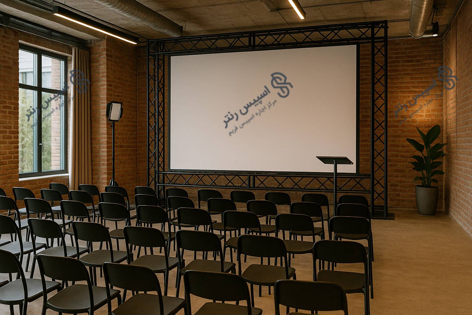 مرکز اجاره اسپیس فریم در تهران کجاست؟