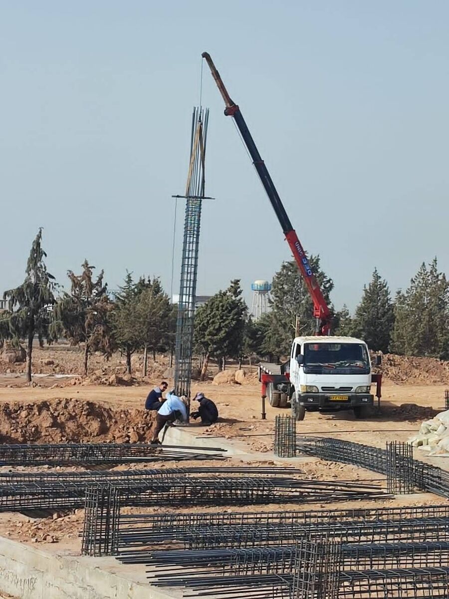 پیشرفت چشمگیر در احداث بزرگترین سالن ورزشهای آبی غرب استان البرز