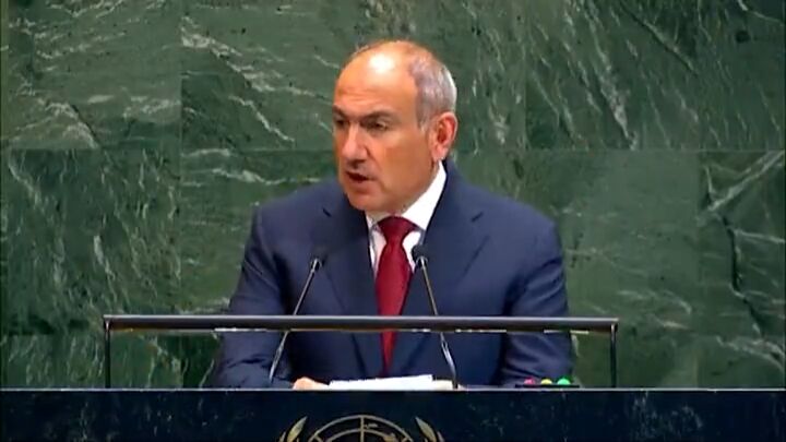 پاشینیان در سازمان ملل: «کریدور زنگزور» در توافقات واشنگتن وجود ندارد