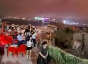 سقوط پهپادهای چینی حین نمایش روی سر تماشاگران