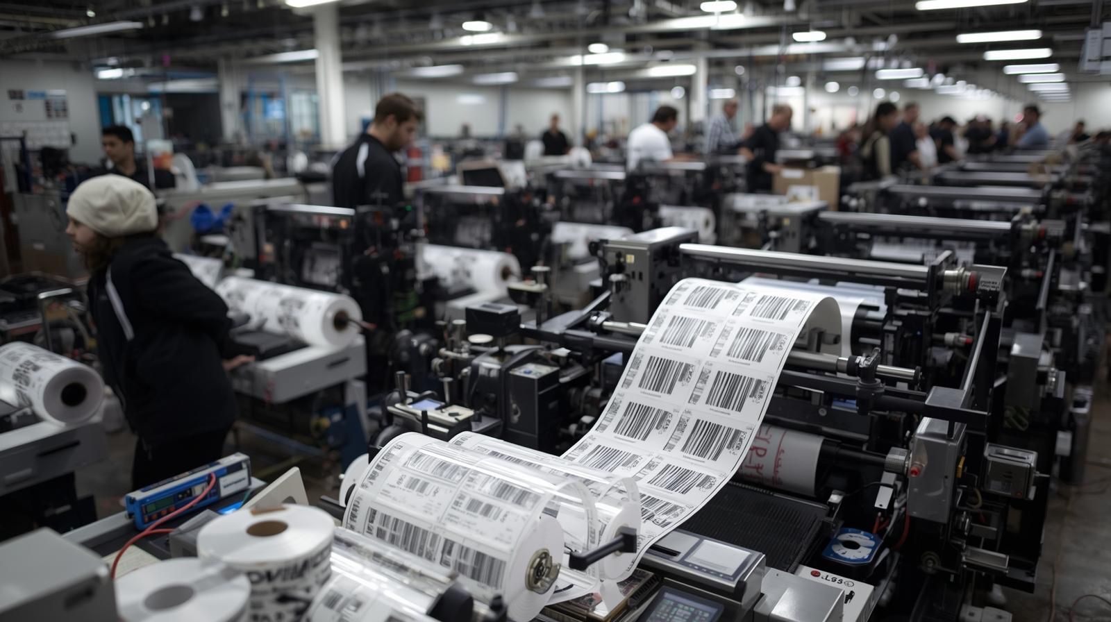 مراحل سفارش لیبلهای دیجیتال رول از پیشتولید تا تحویل نهایی در چاپخانه