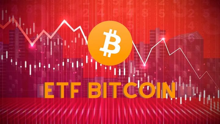 صندوق‌های ETF‌ بیت کوین هفته‌ای منفی را پشت سر گذاشتند