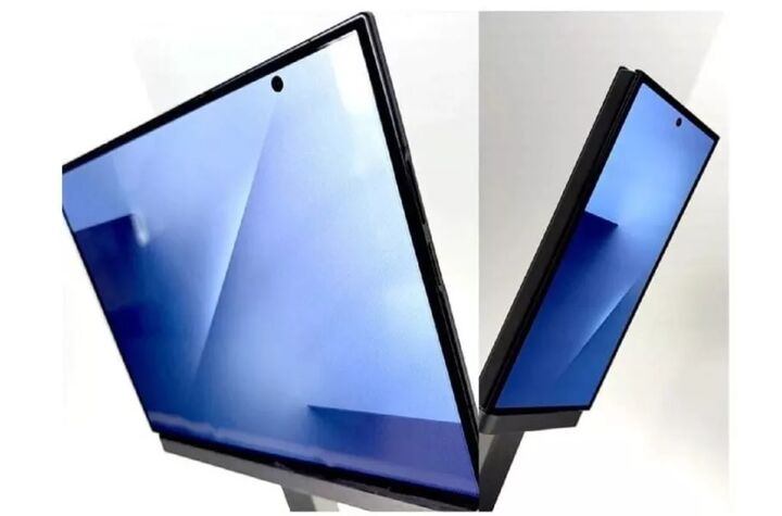 گوشی تاشو سه‌تکه سامسونگ برای اولین‌بار به‌نمایش درآمد