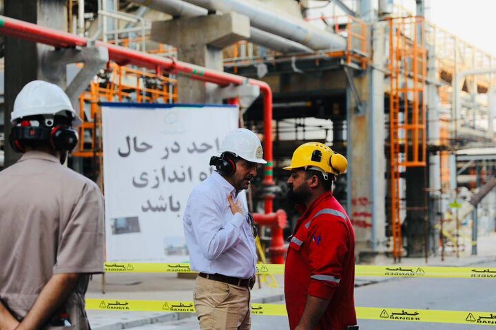 پیشرفت چشمگیر در مسیر راهاندازی مجتمع پتروشیمی صدف خلیج فارس پیشرفت چشمگیر در مسیر راهاندازی مجتمع پتروشیمی صدف خلیج فارس
