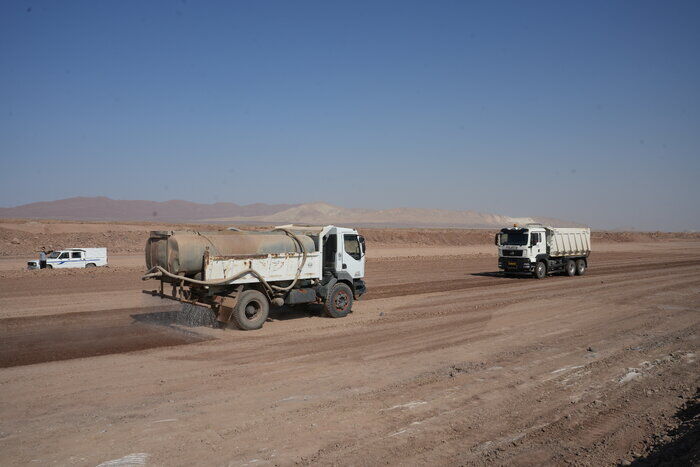 عملیات اجرایی باند فرودگاه قم بهسرعت در حال اجراست