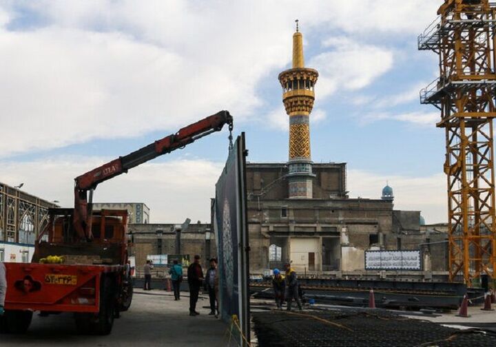 ۴۰ هزار مترمربع طرح‌ عمرانی در حرم رضوی در حال اجرا است