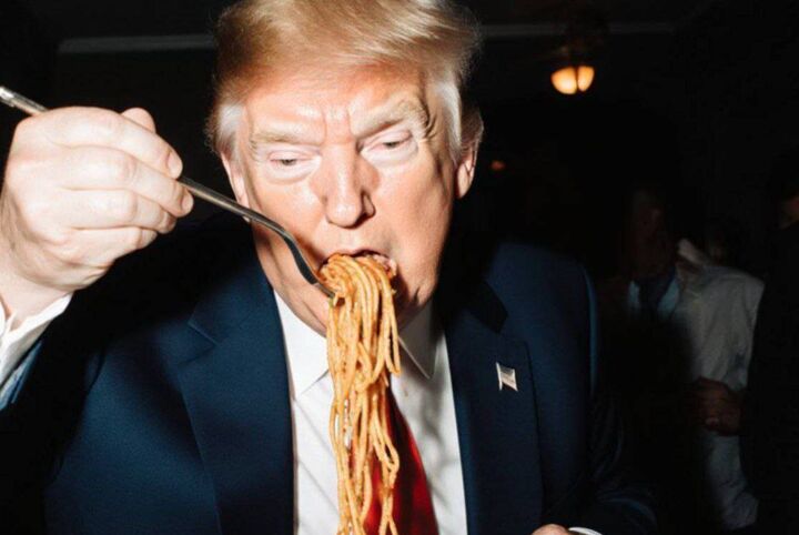 ترامپ به جنگ پاستای ایتالیا می‌رود