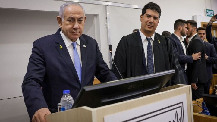 نتانیاهو بار دیگر برای پاسخ به اتهامات فساد در دادگاه «تل‌آویو» حاضر شد