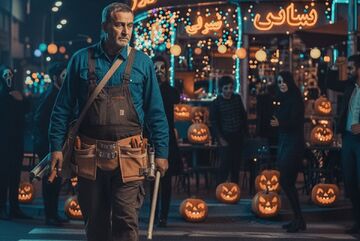 حقوق یک ماه ۳ هزار کارگر در هالووین تهران دود شد