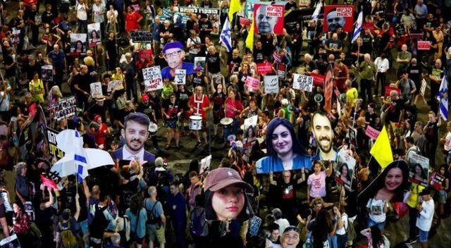 بی بی تل‌آویو را به هم ریخت| مردم برای کناره گیری نتانیاهو به خیابان آمدند