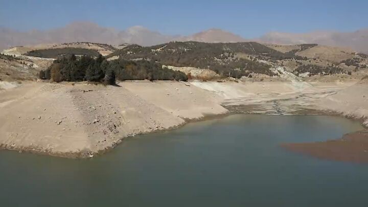 سد لتیان در آستانه خشک شدن