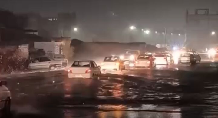 وضعیت بحرانی شهر ایلام بر اثر شدت بارش باران