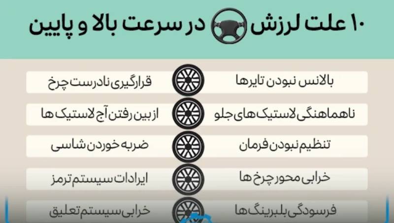 از لرزش فرمان تا کوبش ۱۰ علامت مهم خرابی جلوبندی که باید جدی بگیرید