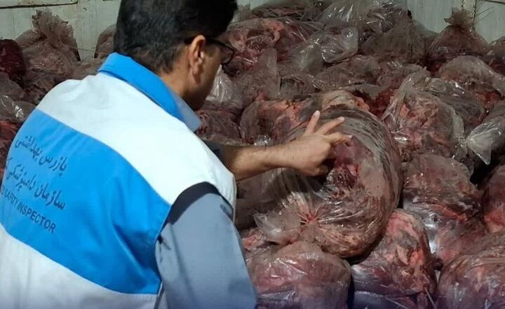 کشف و توقیف یک‌هزارو ۵۰۰ کیلوگرم گوشت مخلوط اسب و گاو در اهواز