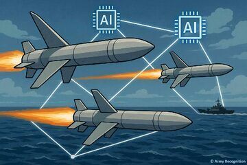 موشک‌هایی که هنگام حمله با هم یکی می‌شوند