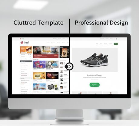 تفاوت "سایت حرفه‌ای" با "قالب آماده" در چیست؟