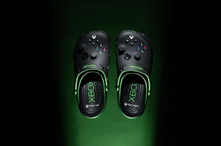 همکاری دوباره مایکروسافت و کراکس؛ دمپایی Xbox Crocs معرفی شد