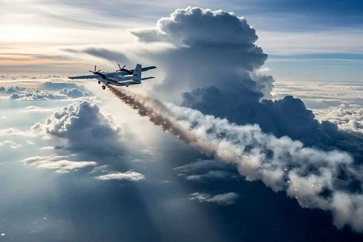 چهارمین عملیات بارورسازی ابرها انجام شد