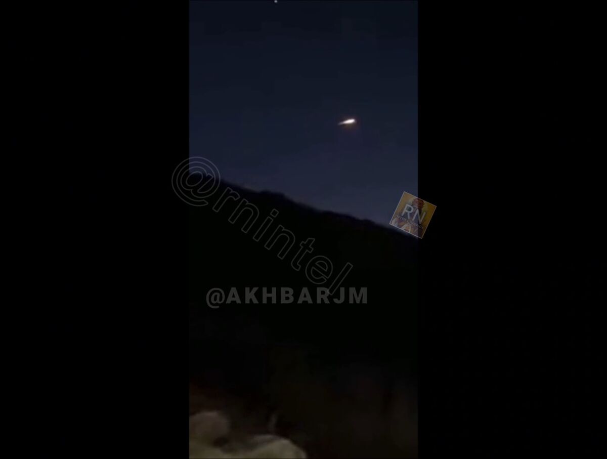 موشک ایران بر فراز سلیمانیه عراق | حملات موشکی ایران به مقرهای موساد؟