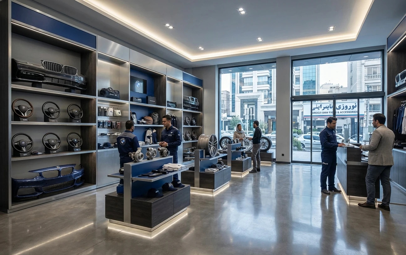 لوازم یدکی بی ام و در تهران؛ راهنمای جامع انتخاب قطعات اصل با گارانتی و ارسال فوری