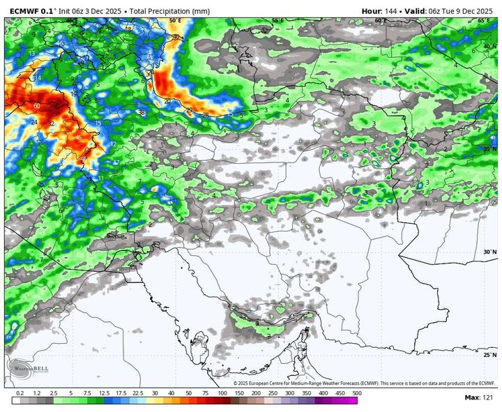 تداوم بارشهای سنگین در سواحل شمالی؛ هشدار برف در ارتفاعات ۷ استان