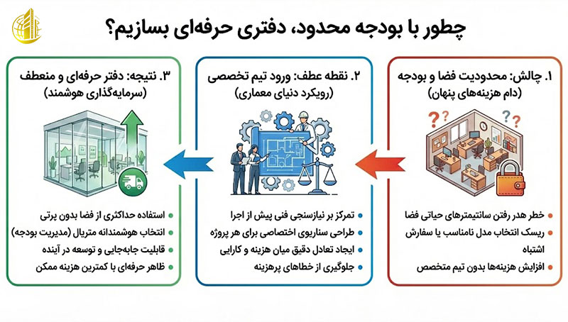 پارتیشن شیشه‌ای برای دفتر کار کوچک؛ بهترین مدل‌ها با کمترین هزینه