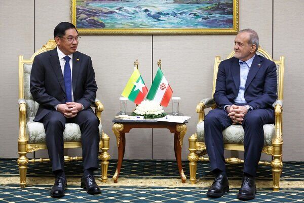 پزشکیان: تصویر روشنی از ظرفیت‌های همکاری میان ایران و میانمار وجود دارد