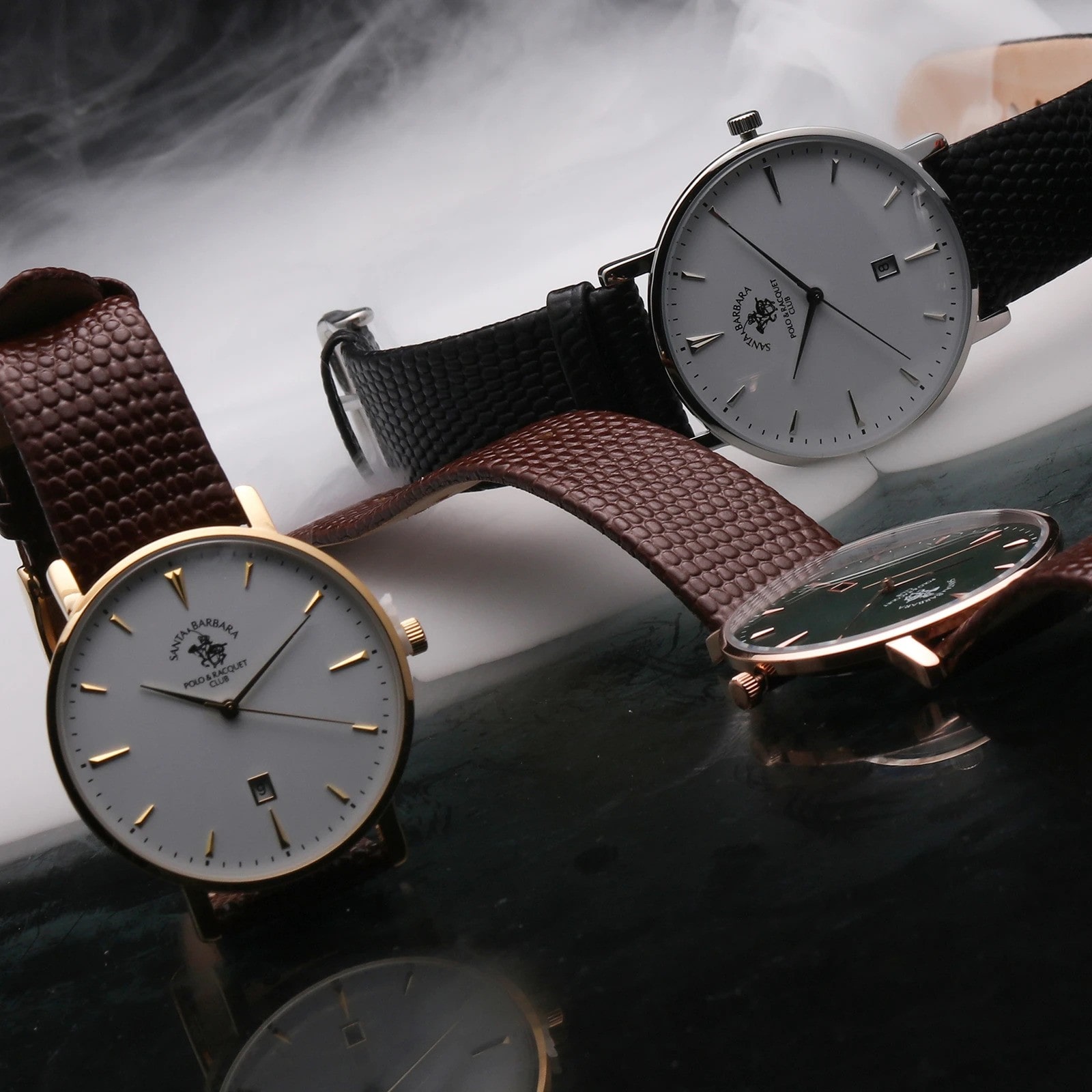 ساعت بند چرمی مارک‌دار