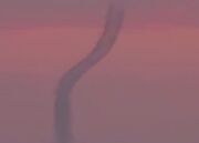 پدیده‌ای بسیار نادر؛ گردباد دریایی در خلیج فارس