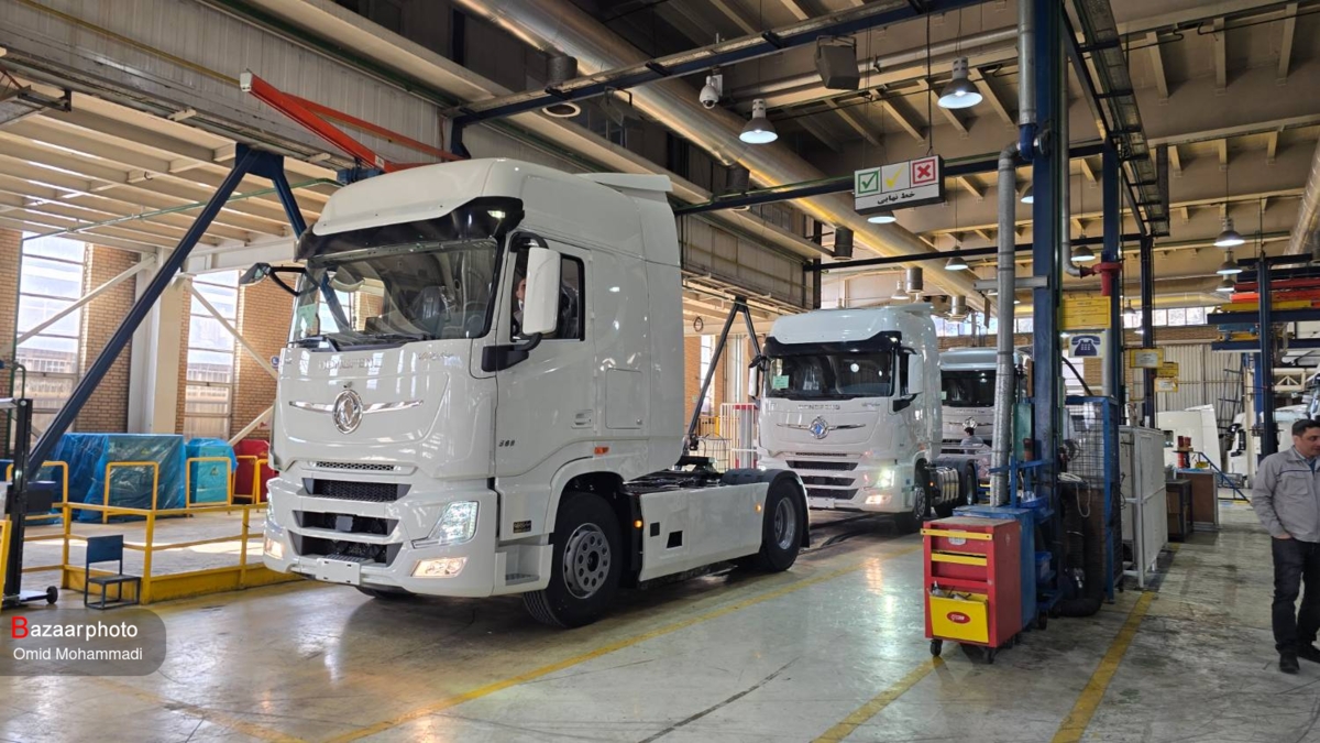 افتتاح خط تولید کشنده GX۵۶۰ با هدف نوسازی ناوگان حمل و نقل تجاری