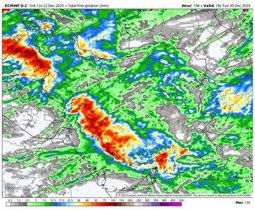 موج بارشی گسترده در راه ایران