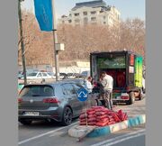 اولین تصویر از فروش بنزین سوپر وارداتی در خیابان‌های تهران