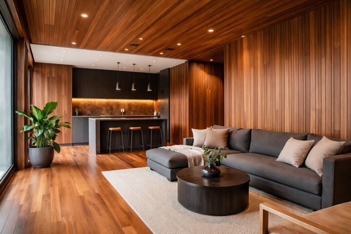 آمار مصرف چوب‌ ترمو خارجی در طراحی داخلی در سال ۱۴۰۴