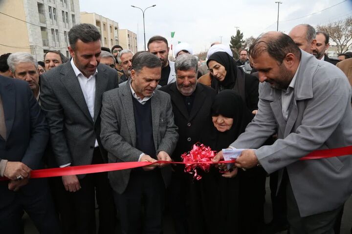 افتتاح نخست محور شهیدان کریمی زنجان به بهره برداری رسید