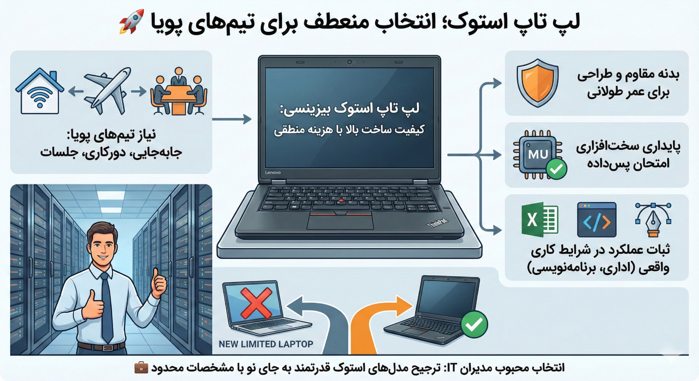 لپتاپ استوک دفتر