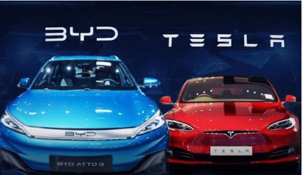 BYD با جهشی تاریخی تسلا را پشت سر گذاشت